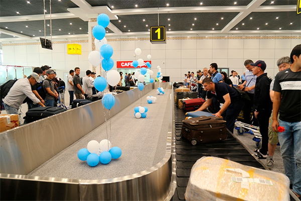 New international terminal of Tashkent airport receives first passengers