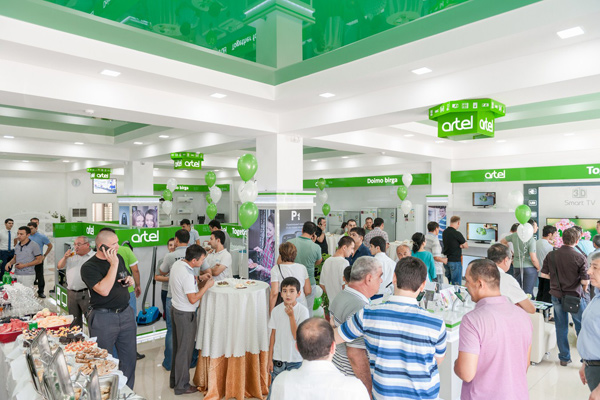 Artel opens new shop in Uzbek capital