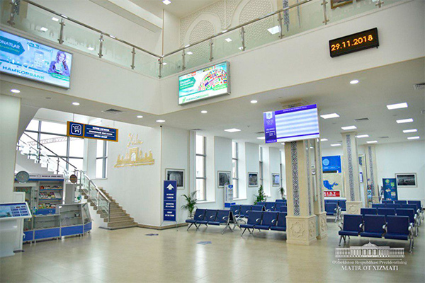 АО «Узбекистон темир йуллари» завершило современного вокзала в Хиве