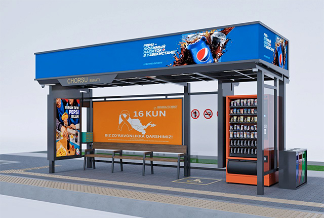 Tashkent Introduces Smart Bus Stops with Cameras and SOS