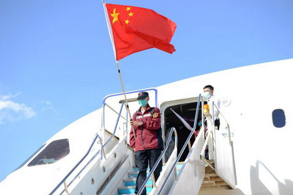 Chinese medical team arrives in Laos to help fight against COVID-19