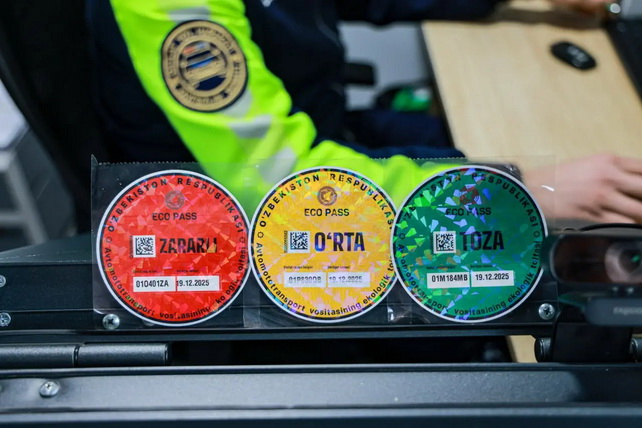 Uzbekistan Continues Issuance of Eco-Stickers for Vehicles under Environmental Legislation