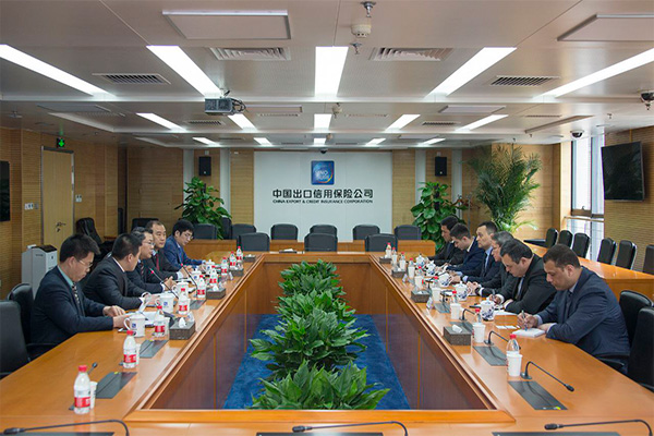 Asaka Bank and Sinosure discuss cooperation issues