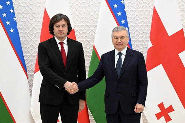 President of Uzbekistan meets with Prime Minister of Georgia