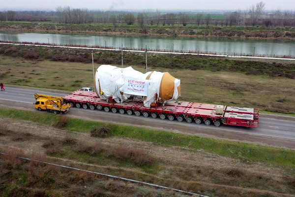 The second gas turbine for the Syrdarya TPP arrives from Japan