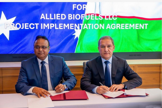 В Хорезмской области будет реализован крупнейший в регионе проект по производству экологичного авиационного топлива