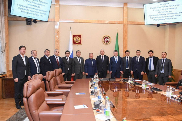 President of Tatarstan meets with the heads of the territorial offices of the Chamber of Commerce and Industry of Uzbekistan