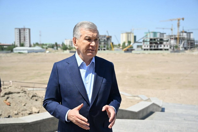 Мирзиёев Ал-Хоразмий инновацион шаҳри қурилиши билан танишди