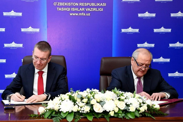 Foreign Ministers of Uzbekistan and Latvia discuss a wide range of issues of international and regional politics