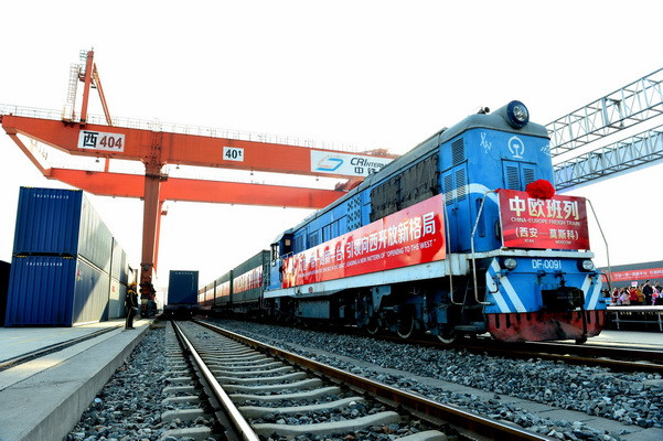 New freight train to Central Asia launched from China’s Shanxi