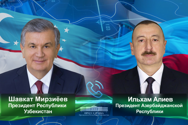 Leaders of Uzbekistan and Azerbaijan discuss plans to expand practical cooperation