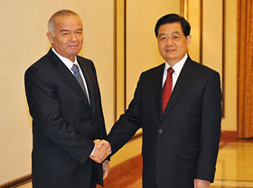 Chinese, Uzbek Presidents meet to discuss cooperation