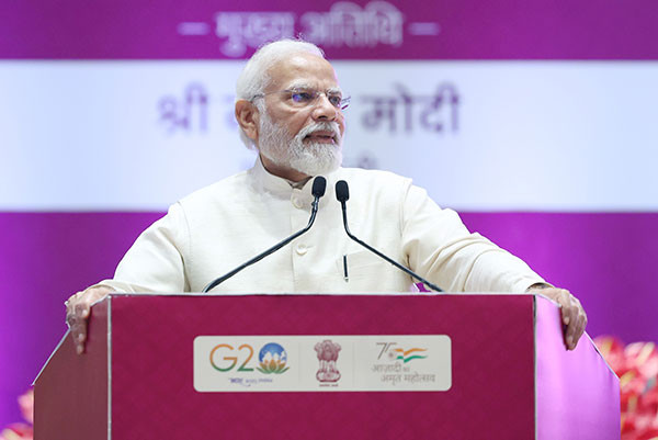Women Empowerment: The Prime Minister, Shri Narendra Modi addressed the G20 Ministerial Conference