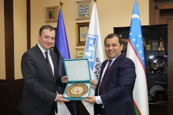 A meeting was held between the Chairman of the CCI of Uzbekistan and the Ambassador of Estonia