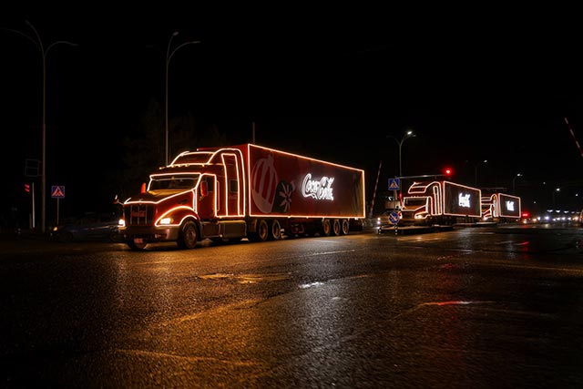 Iconic Coca-Cola New Year Caravan Embarks on a Journey Across Cities in Uzbekistan