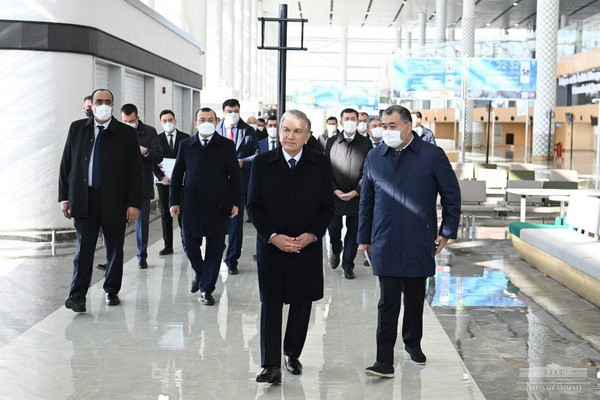 Uzbek President gets acquainted with Samarkand International Airport
