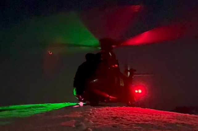 Сотрудник высокогорной метеостанции «Ойгаинг» эвакуирован при поддержке Военно-воздушных сил Узбекистана