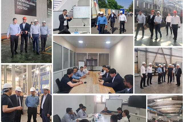 Representatives of Acwa Power and L&T Construction visit Uzbekistan’s electrical industry enterprises