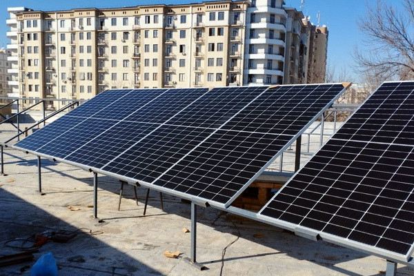 Alternative energy sources are being introduced in the Uzpromstroybank system