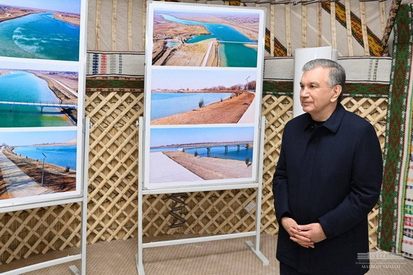 President becomes familiar with construction activities in Beltau village
