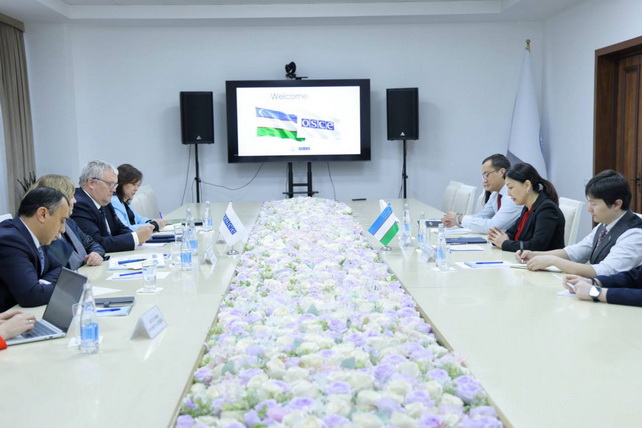 Uzbekistan’s Child Rights Commissioner Discusses Anti-Trafficking and Child Protection Measures with OSCE