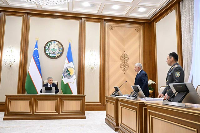 President of Uzbekistan Discusses Measures to Enhance Combat Readiness and Modernize the Armed Forces