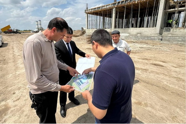 Ambassador of Uzbekistan inspected the progress of construction of the Uzbek-Turkmen border trade zone