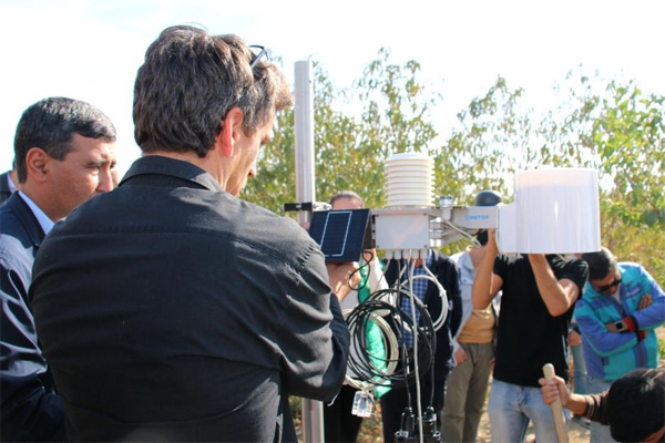 Four weather stations are set up to help farmers in Tashkent region