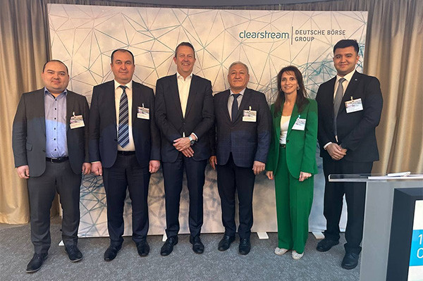 A delegation of Uzbekistan takes part in the Clearstream summit