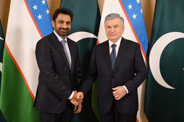 President of Uzbekistan Meets Founder of Gohar Textile in Islamabad