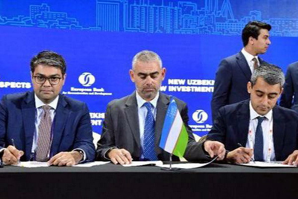 Agreements on the implementation of a combined cycle gas turbine plant project with a total capacity of up to 1,600 MW worth $1.2 billion were signed in Samarkand
