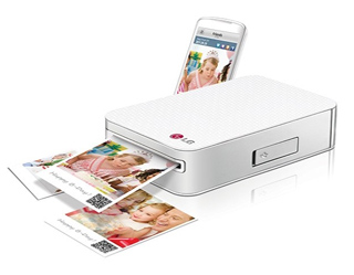 Технология печати без чернил в инновационном карманном фото принтере LG PD233