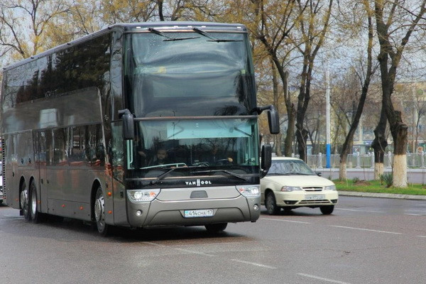 The first technical trip was made on the Almaty-Tashkent bus route