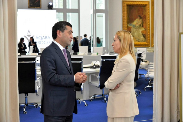 Bakhtiyor Saidov Holds Meeting with Italian Prime Minister Giorgia Meloni in Rome