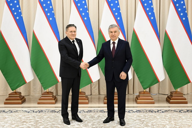 Shavkat Mirziyoyev Meets with Rosatom CEO to Discuss Nuclear Power Plant Project in Uzbekistan