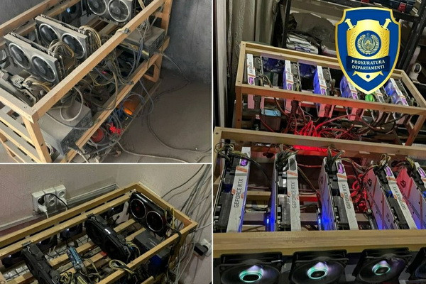 A resident of Tashkent set up an illegal mining farm in his home