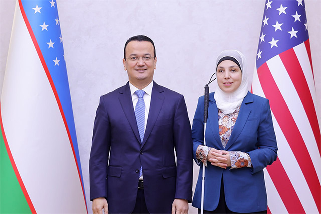 Laziz Kudratov meets with U.S. State Department Special Advisor