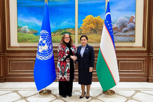 Chairperson of the Uzbek Senate Discusses Cooperation with the UN on Sustainable Development and Gender Equality
