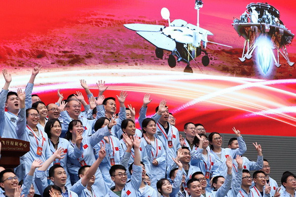 China’s probe lands on Mars