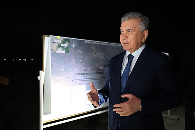 President Mirziyoyev Launches New Bukhara International Airport Project