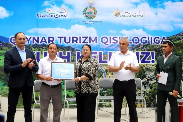 The villages of Kaynar and Bashir in Kashkadarya region officially granted “Tourist Village” status