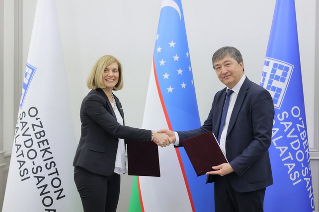A roundtable held in Tashkent with the participation of entrepreneurs from Uzbekistan and Slovenia