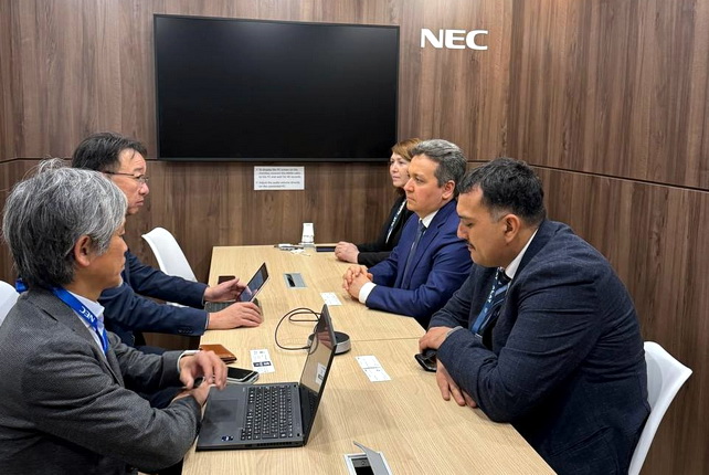 Обсуждены перспективные проекты в сфере телекоммуникаций с вице-президентом NEC