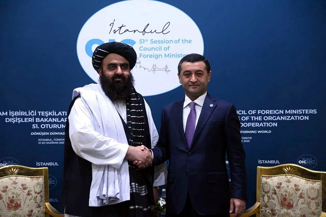 Bakhtiyor Saidov and Mawlawi Amir Khan Muttaqi Discuss the Situation Along the Afghan–Pakistani Border