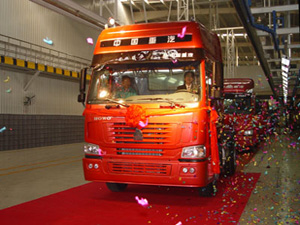 Chinese firm exports trucks to Uzbekistan 