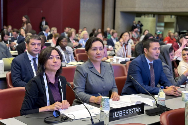 Chairperson of Uzbekistan’s Senate Attends Women Parliamentarians’ Forum in Geneva