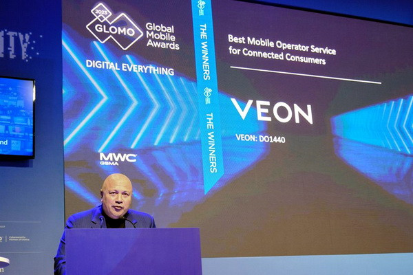 Цифровой оператор VEON 1440 признан «Лучшим сервисом для подключенных потребителей» на премии GLOMO Awards