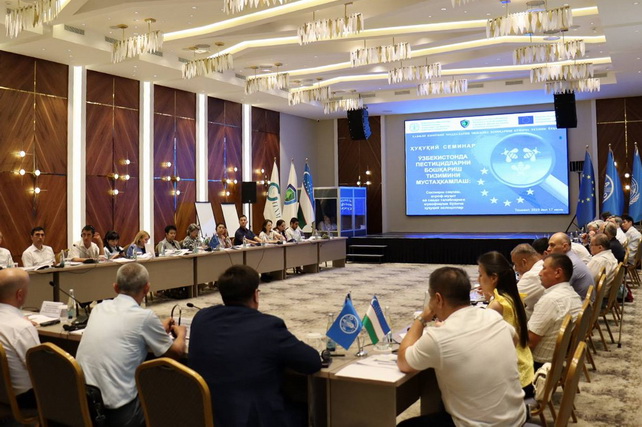High-Level Legal Workshop on Strengthening Pesticide Management System Held in Uzbekistan