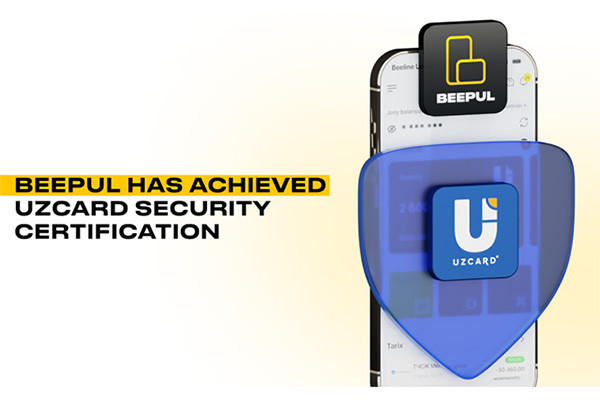 Beepul has achieved UZCARD security certification