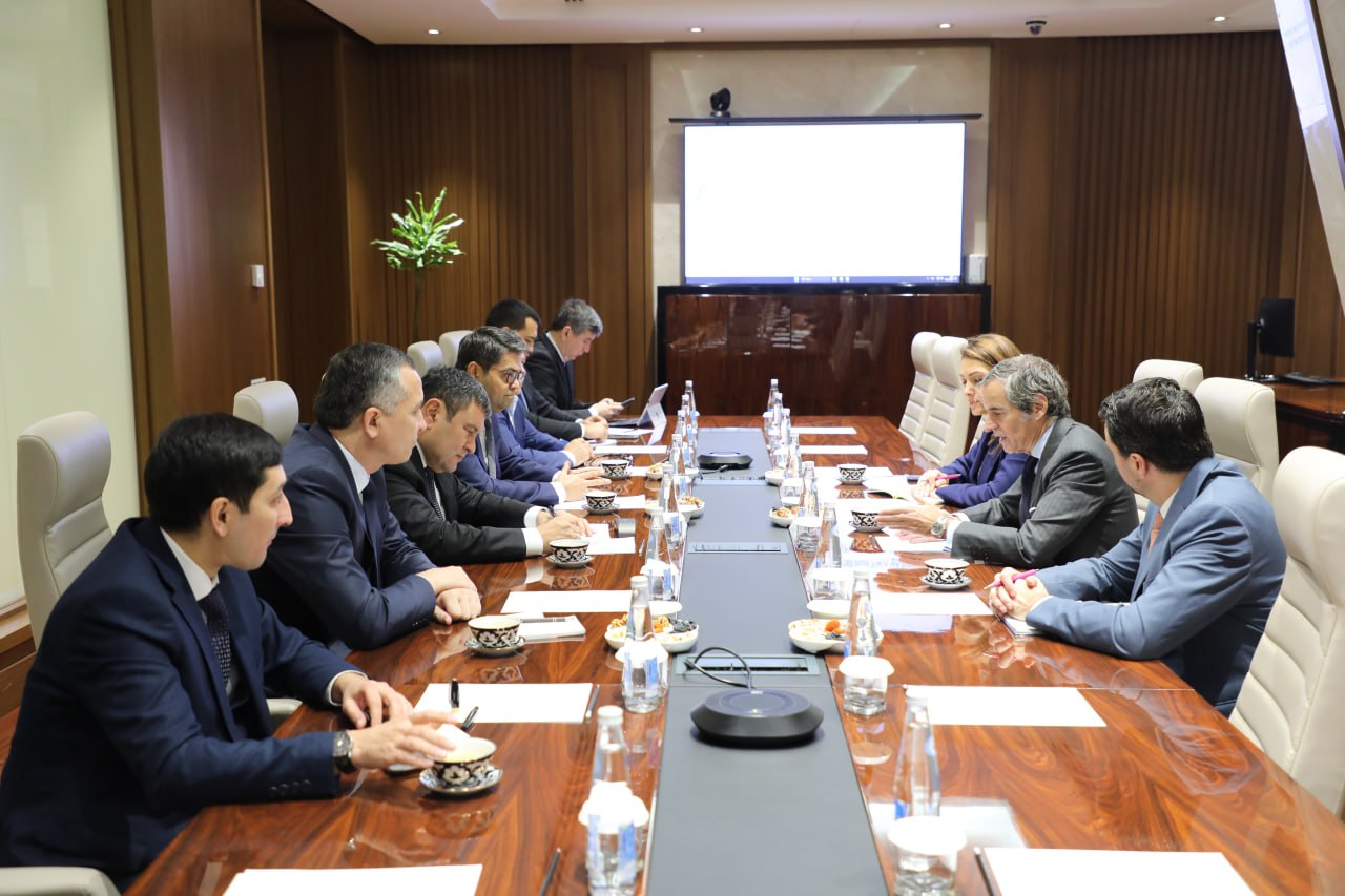 Uzbekistan’s ministry of energy holds meeting with IAEA director general